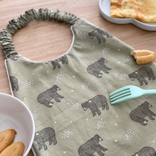 Serviette élastique cantine maternelle garçon