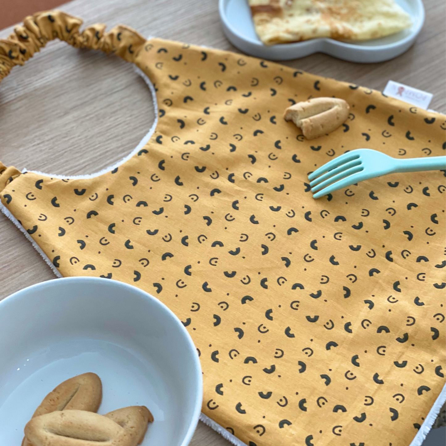 Serviette élastique cantine maternelle garçon