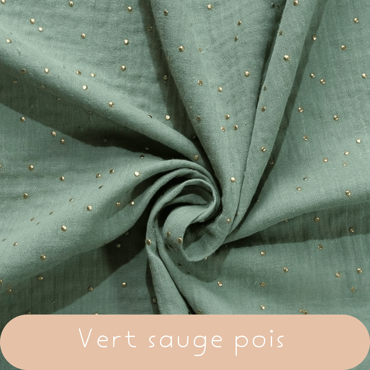 Protège carnet de santé personnalisé en gaze de coton -Couleur au choix