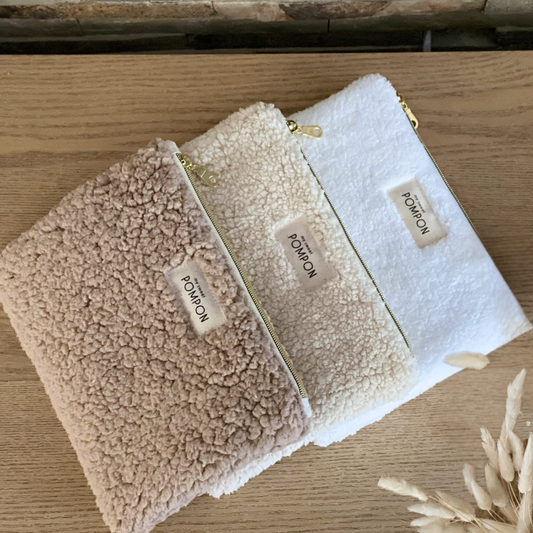 Pochette plate moumoute sherpa