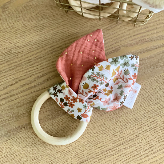 Hochet lapin en bois