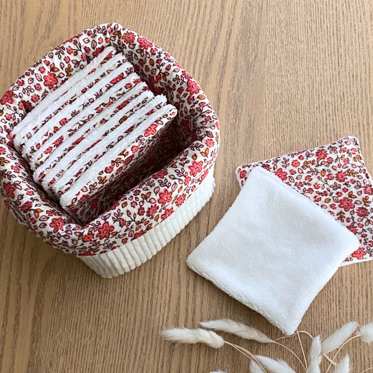 lingettes demaquillantes réutilisables