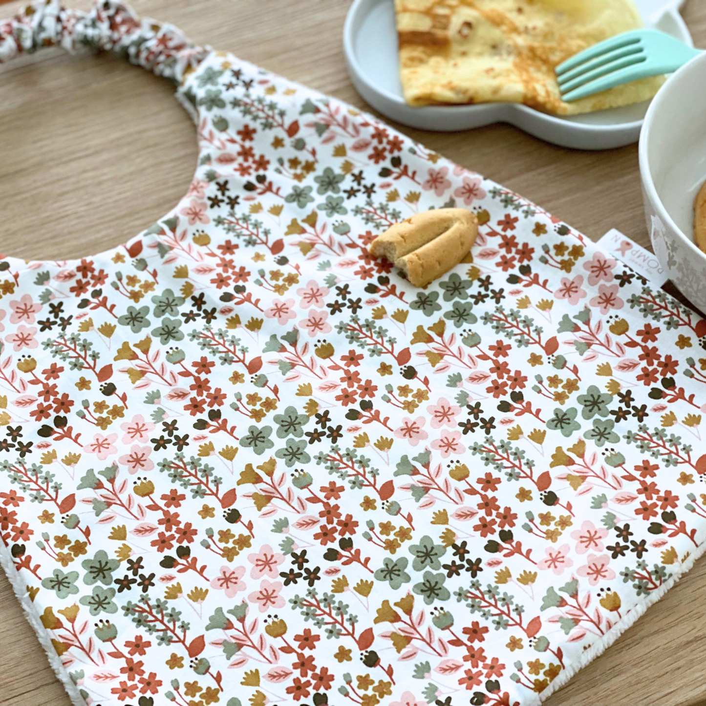 Serviette cantine maternelle à élastique