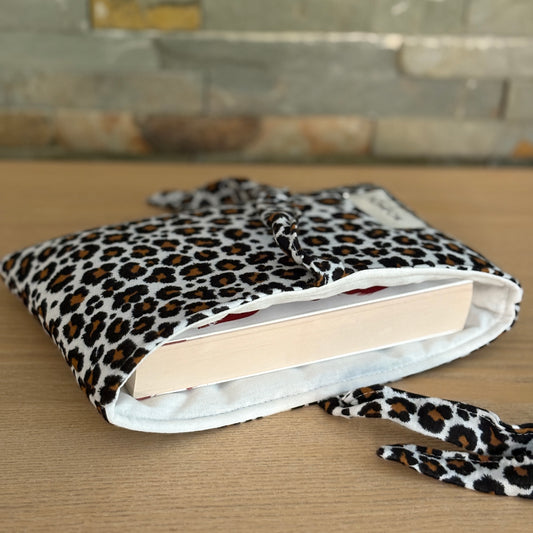 Housse pour livre de poche léopard