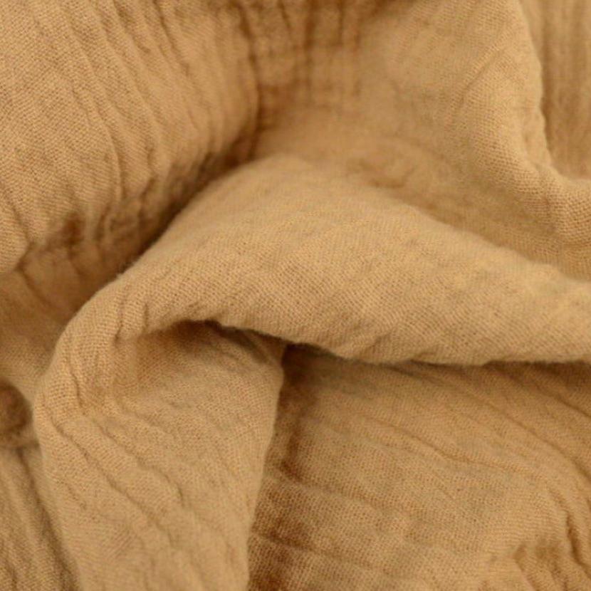 Nid d'ange bébé gaze de coton terracotta à fleurs