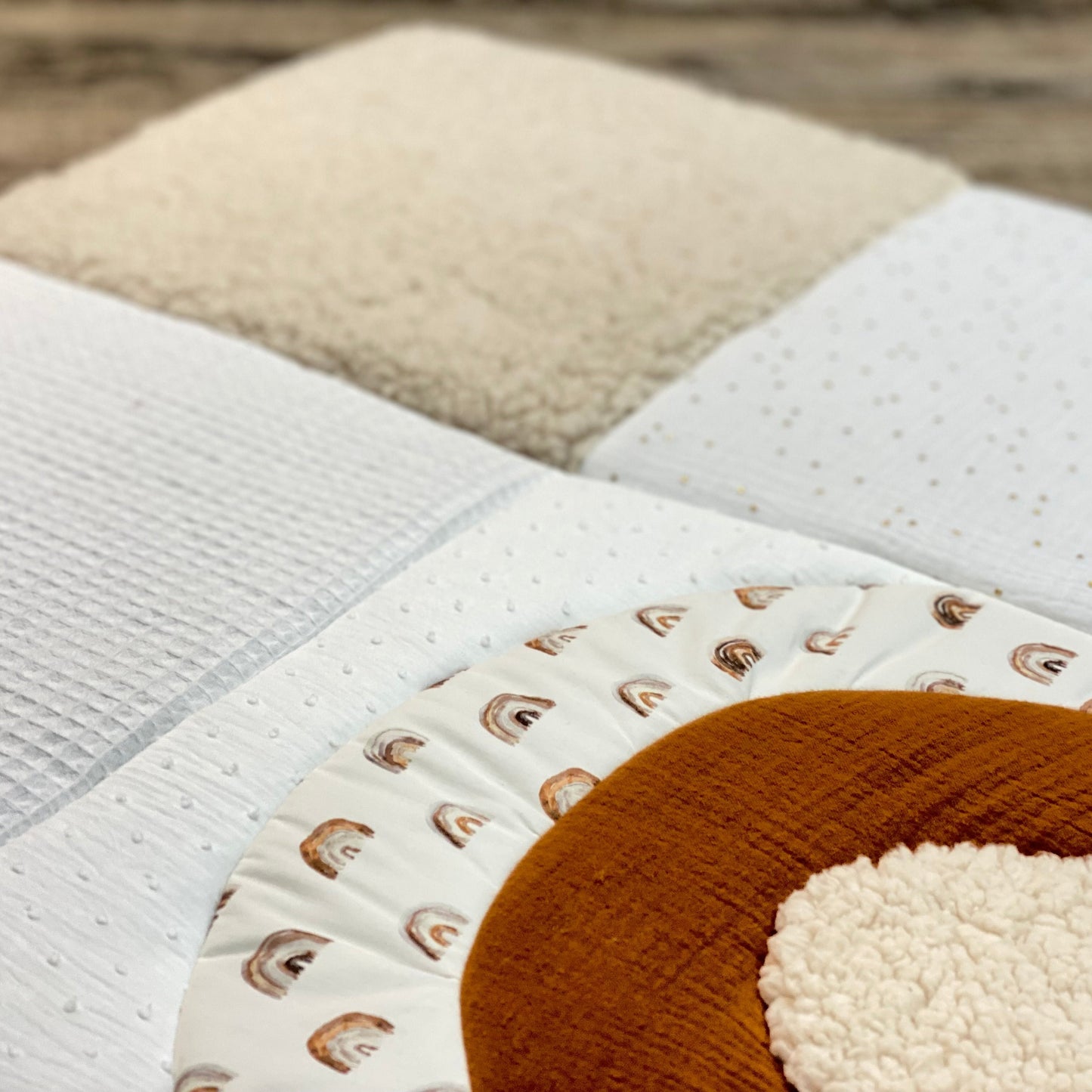 Tapis de jeux bébé Arc en ciel