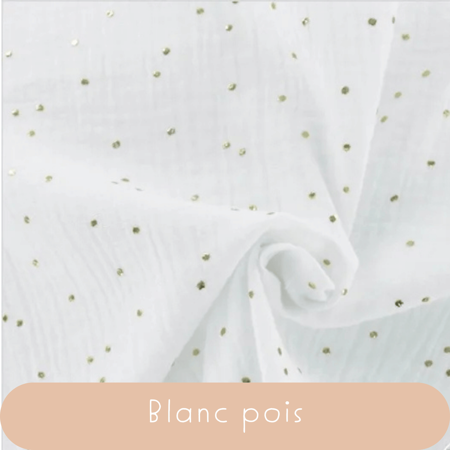 NOUVEAU Range doudou/Organisateur de lit bébé écru à pois dorés-Couleur au choix