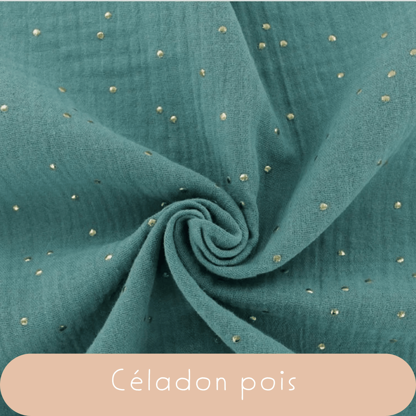 NOUVEAU Range doudou/Organisateur de lit bébé écru à pois dorés-Couleur au choix