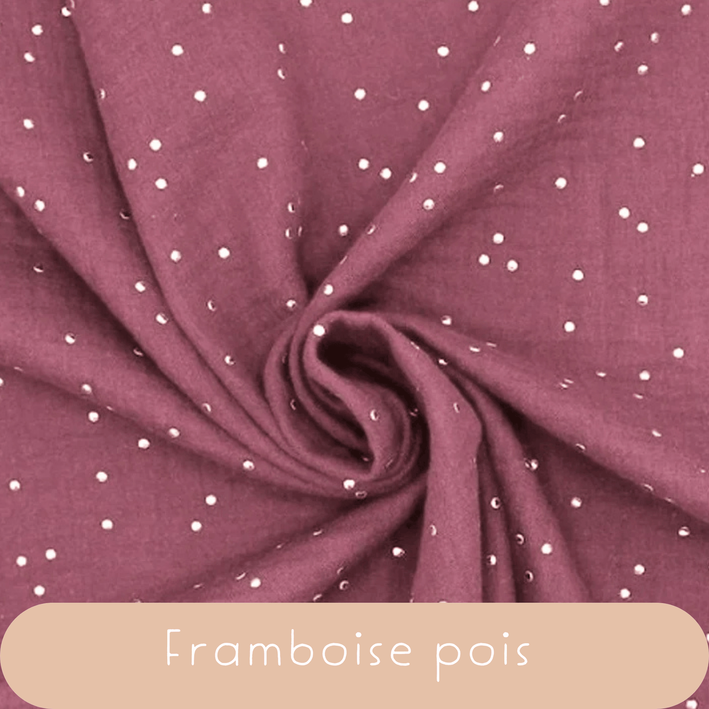 Panier à couches et produits de soin bébé terracotta pois dorés-couleur au choix