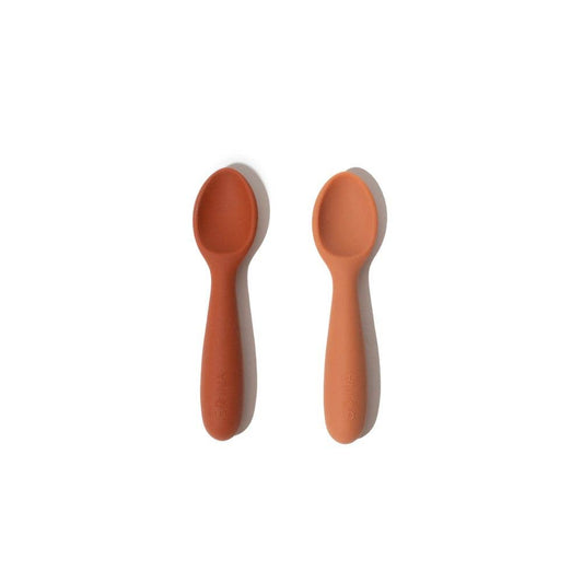 Cuillères bébé 2e âge en silicone