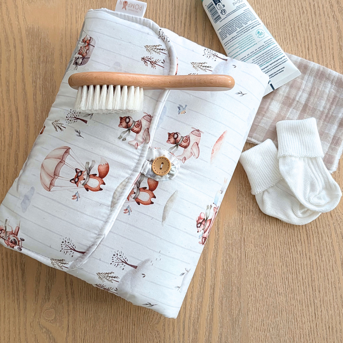 tapis à langer de voyage garçon animaux