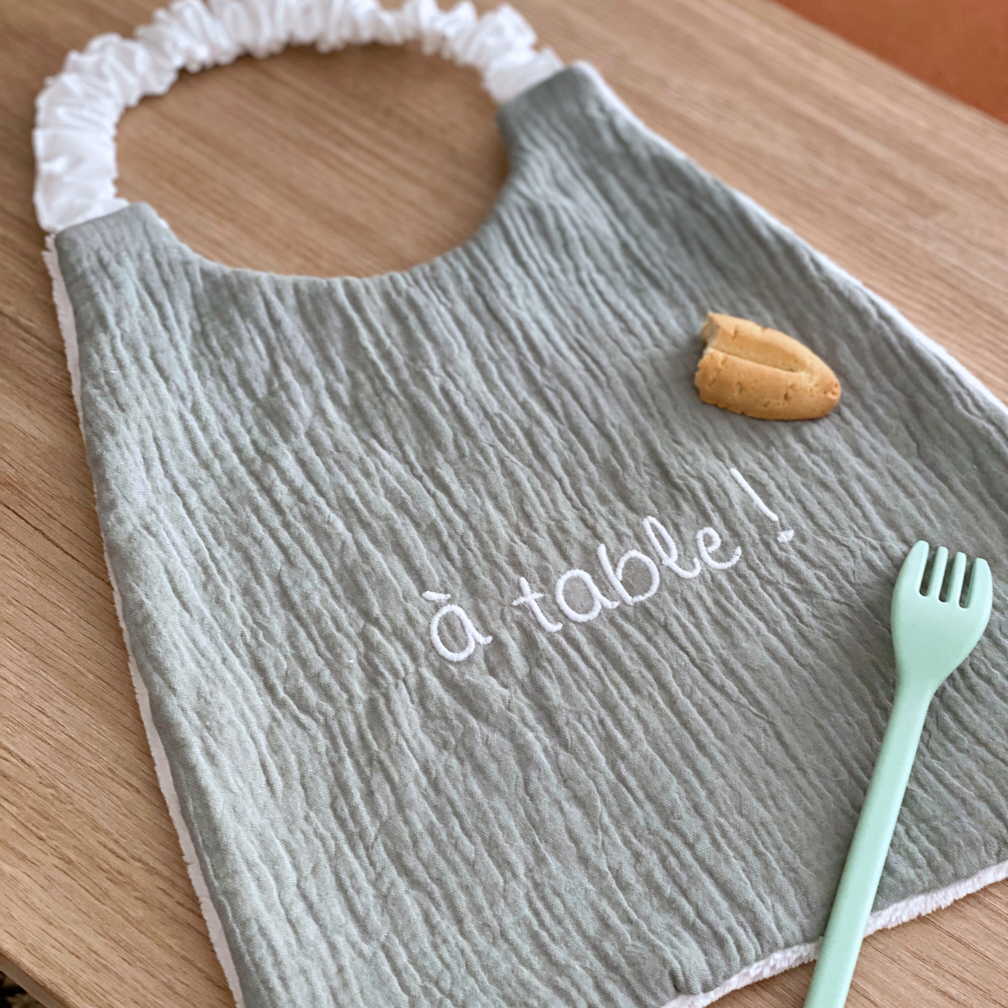 Serviette cantine maternelle à élastique