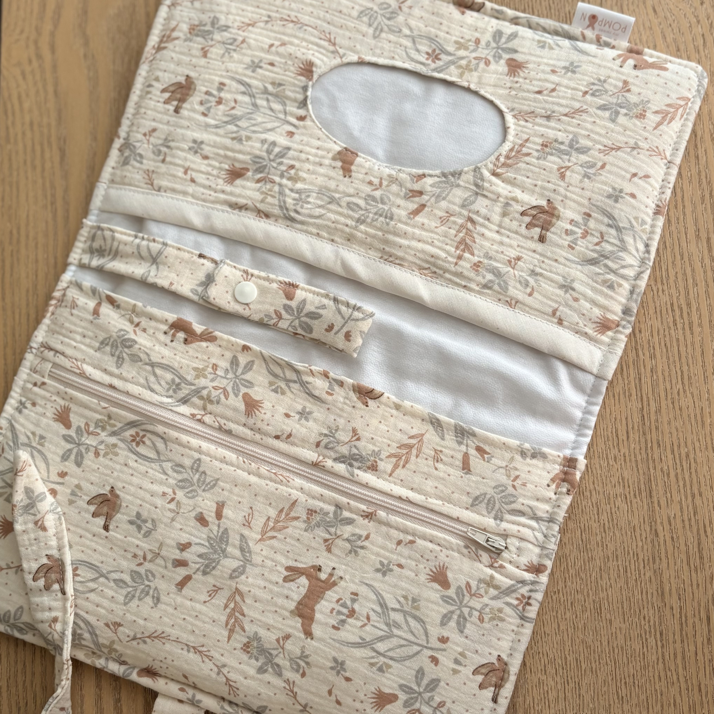 Pochette à langer nomade range couches Marceau