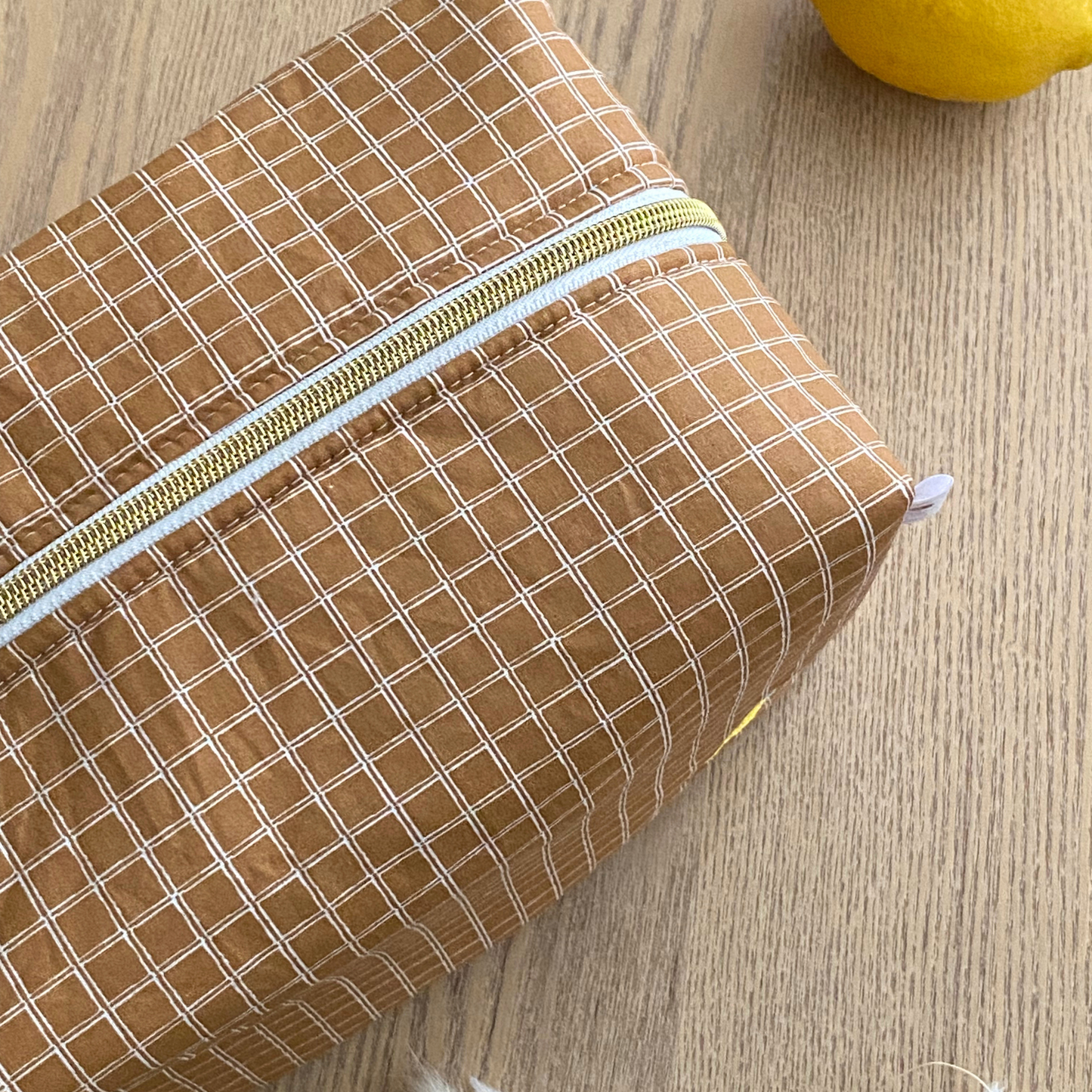 Trousse de toilette bebe pour sac à langer citron