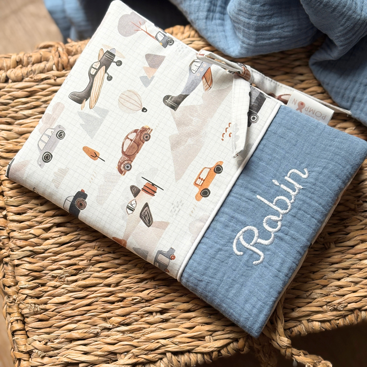 Protège carnet de santé personnalisé fait main à composer