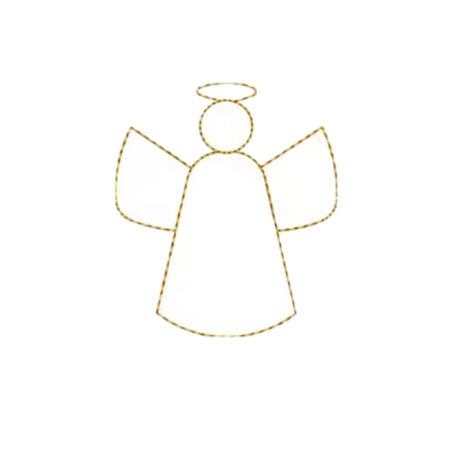 Lange de baptême personnalisé broderie dorée