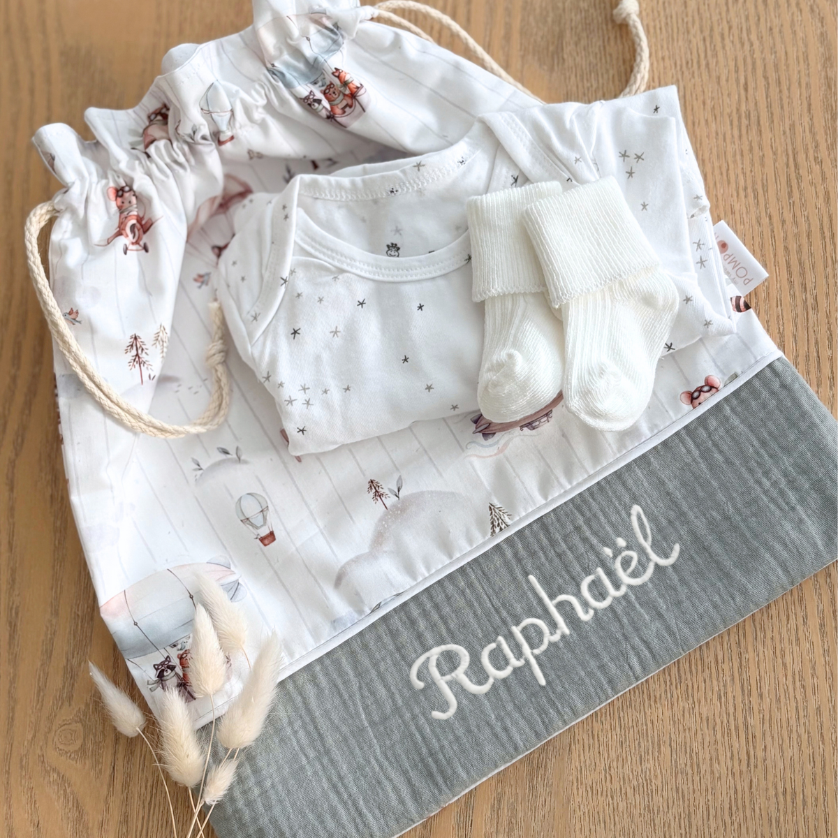 Pochon de rangement personnalisable animaux