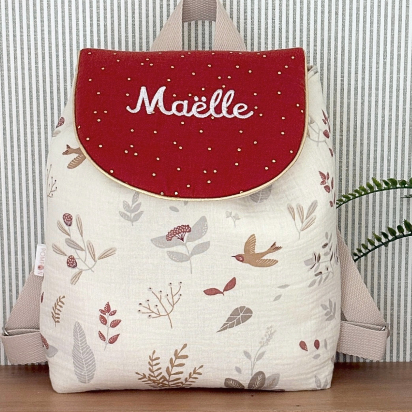 Sac à dos enfant personnalisé avec prénom sur mesure