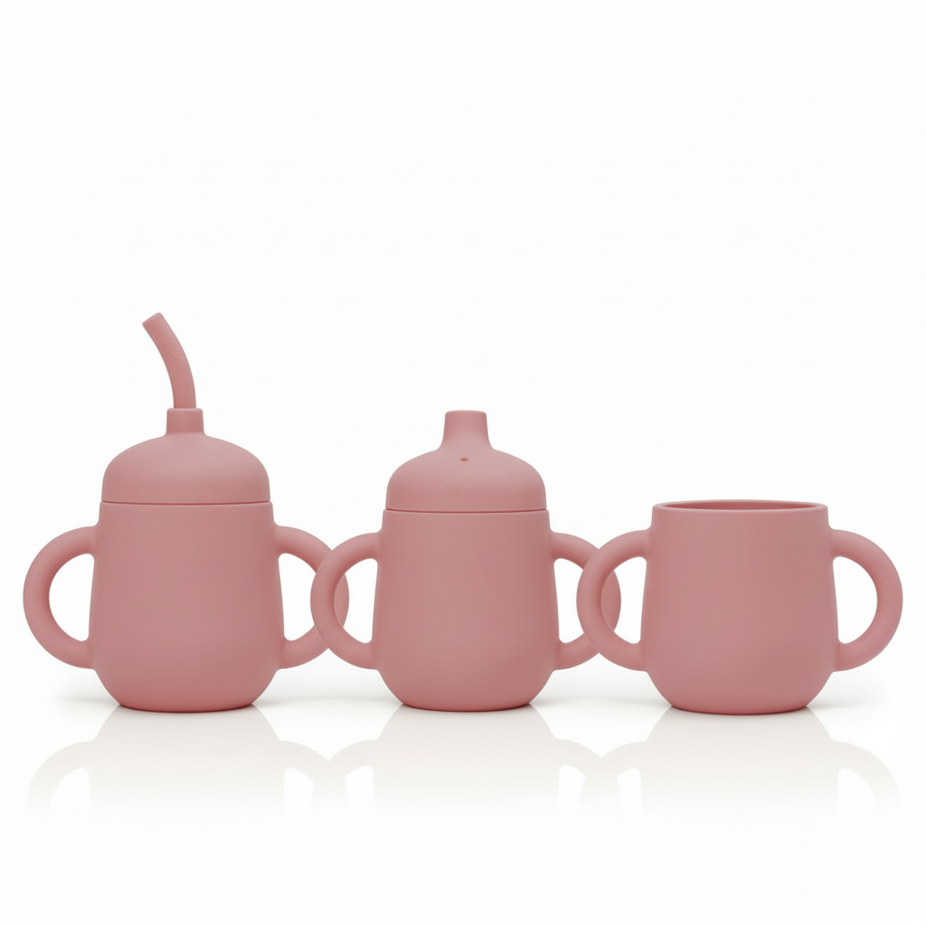 Gobelet bébé 3 en 1 évolutif en silicone
