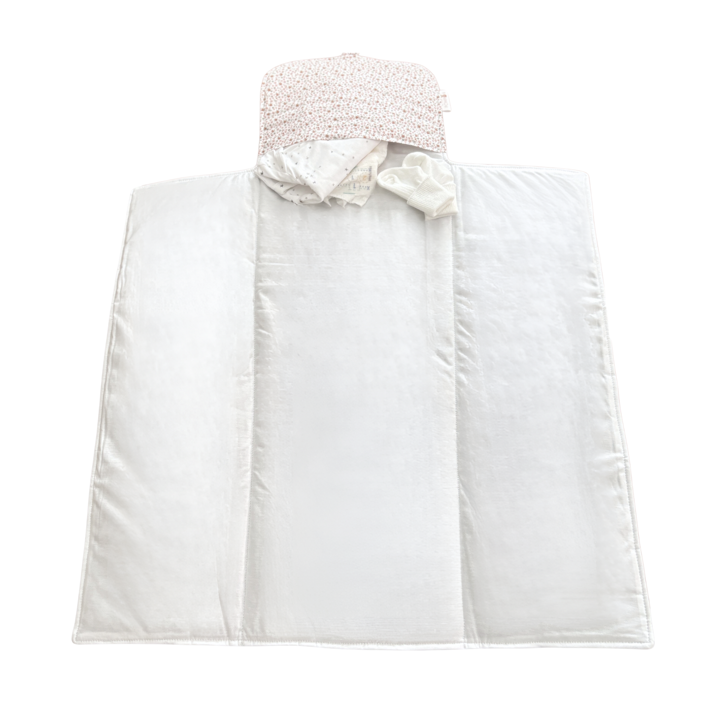 Matelas à langer nomade imperméable à fleurs-Motifs au choix