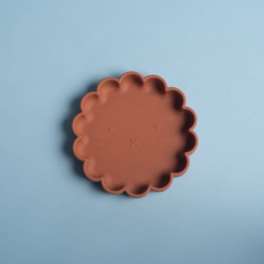 Assiette "lion" en silicone