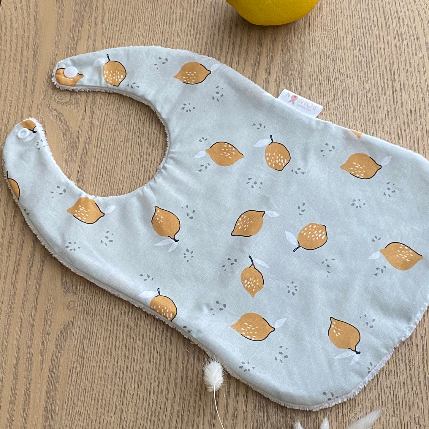 Grands bavoirs bébé citron