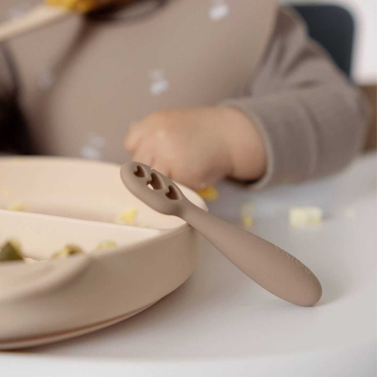 Pré-cuillères bébé en silicone - Cuillères pour la diversification alimentaire