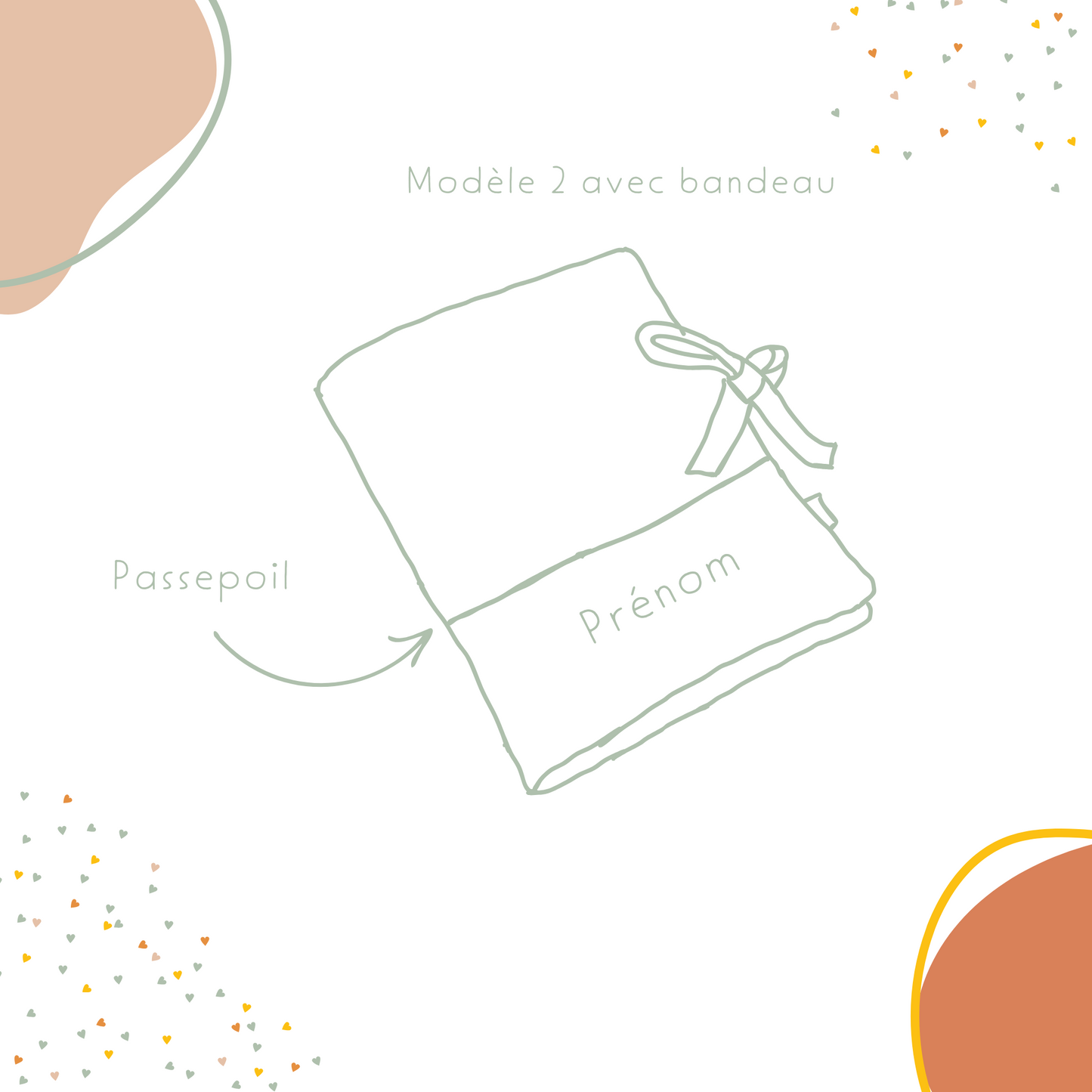 Protège carnet de santé personnalisé fait main à composer