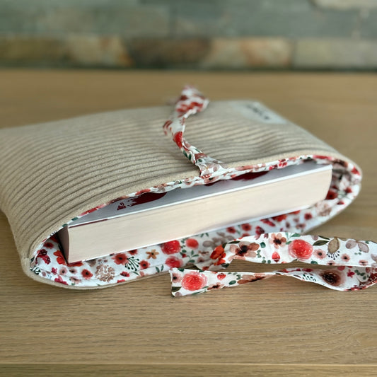 Housse pour livre de poche en velours