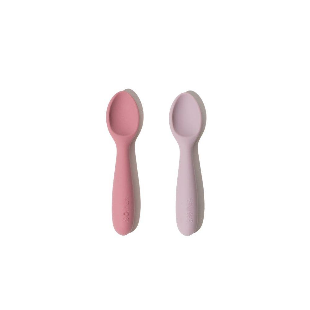Cuillères bébé 2e âge en silicone