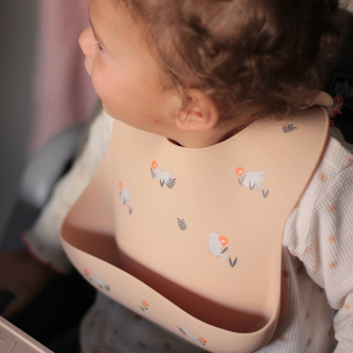 Bavoir en silicone
