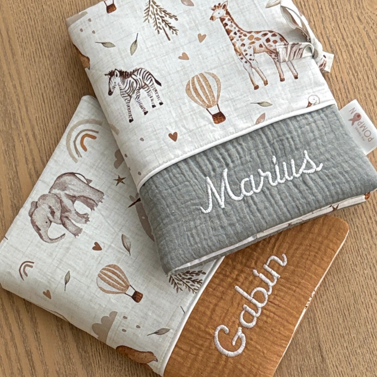 COL Protège carnet de santé Animaux Jungle Fabrication Française Porte étui bébé Enfants COL Protège carnet de santé Animaux Jungle Fabrication Française Porte étui bébé Enfants