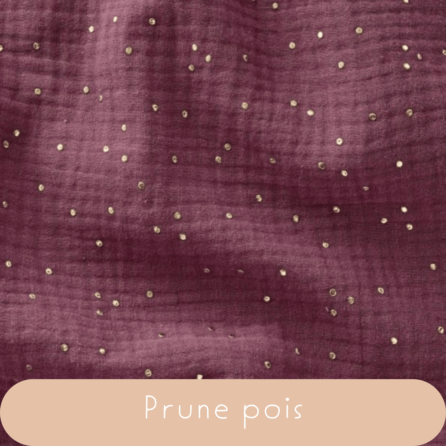 NOUVEAU Range doudou/Organisateur de lit bébé écru à pois dorés-Couleur au choix
